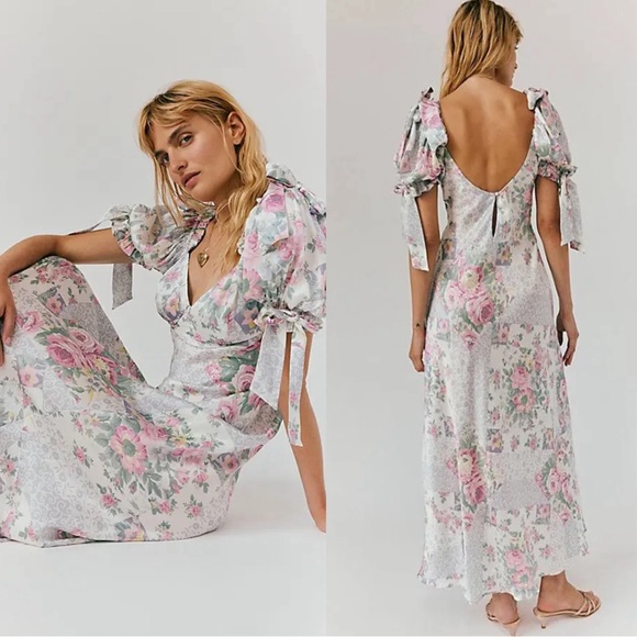 NWT Selkie The Poet Dress in Picnic Basket XS - Picture 1 of 4